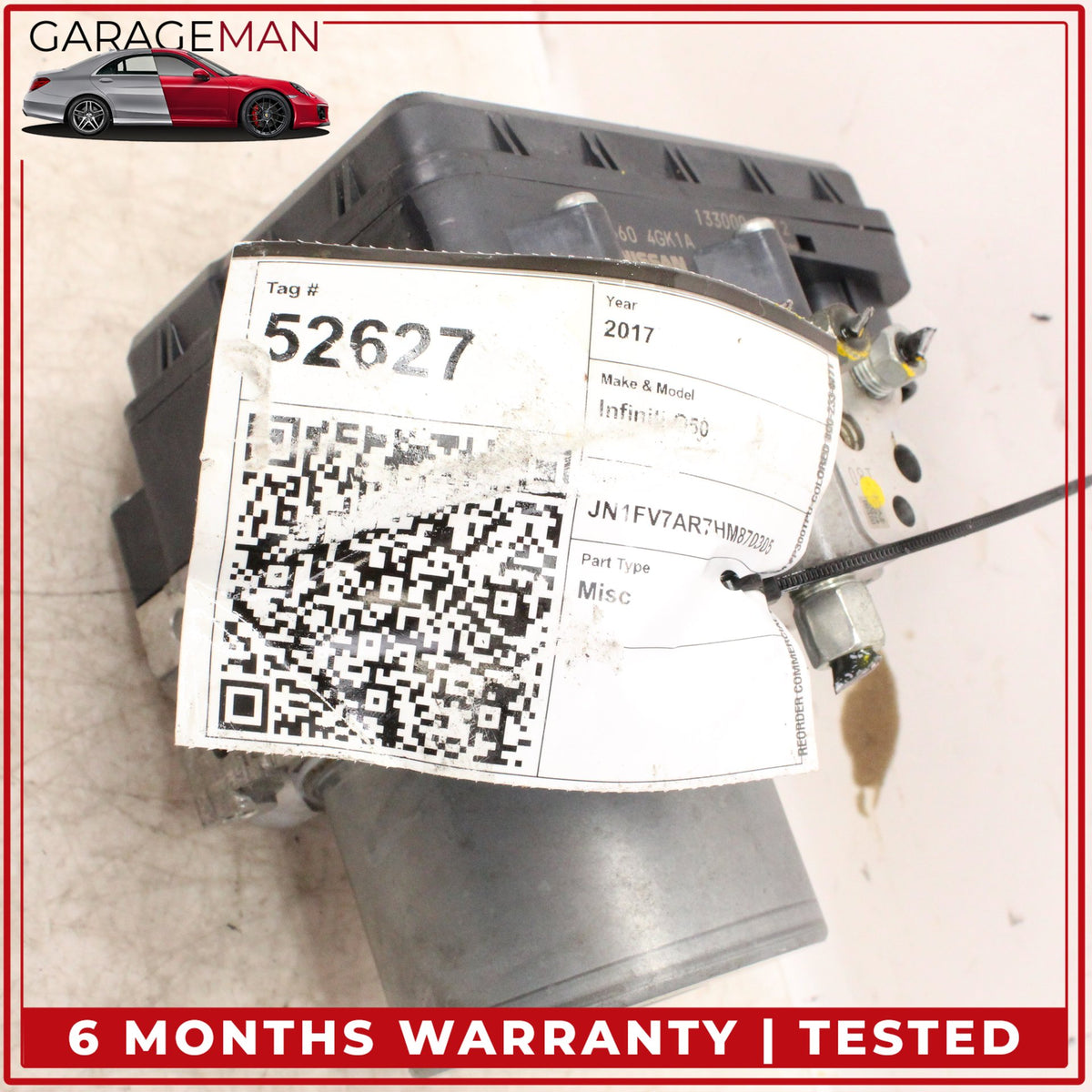 2016-2018 Infiniti Q50 V37 ABS Anti Lock Brake Pump Module 476604GK1A OEM