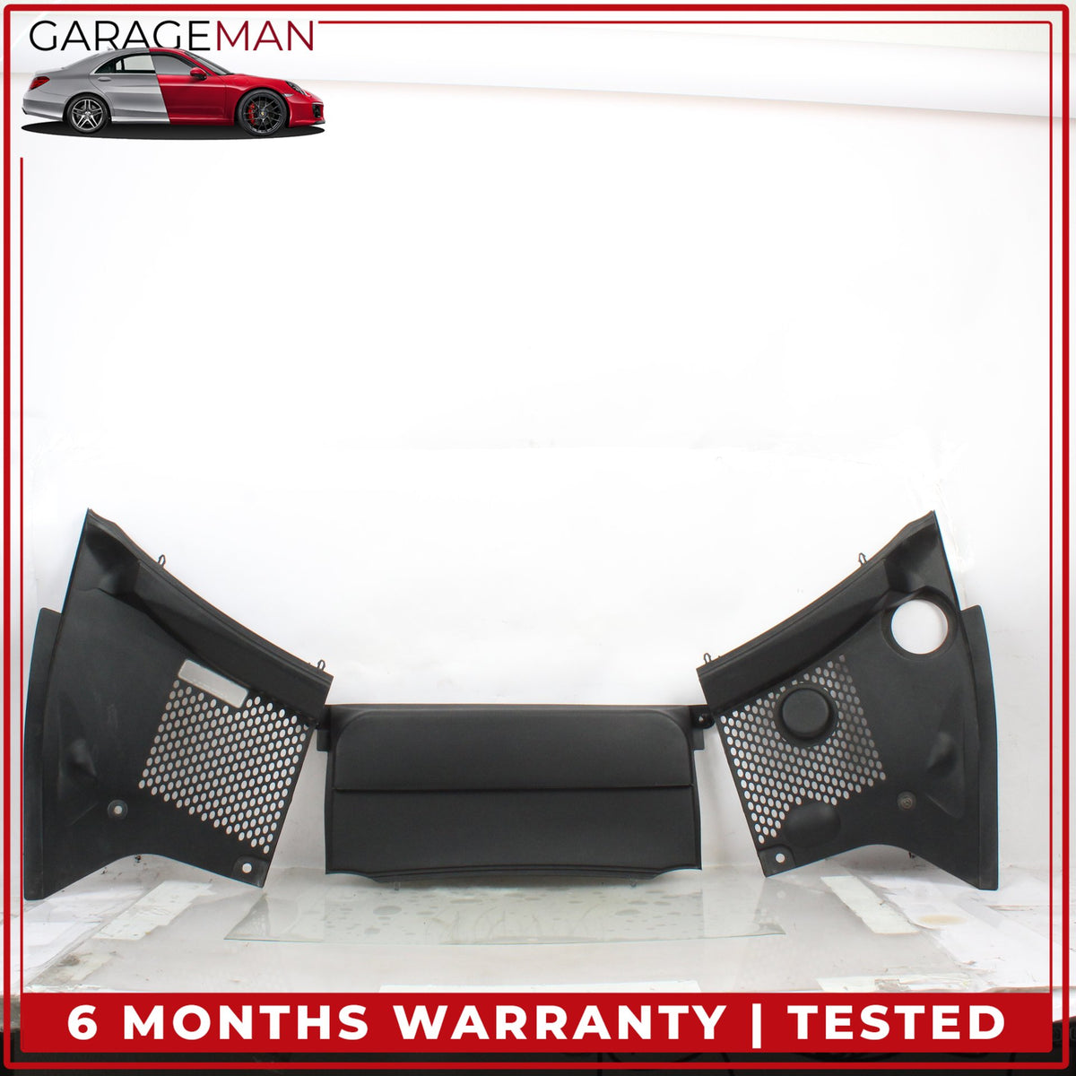 1997-2005 Porsche 911 Front Left and Right Windshield Wiper Cowl Trim Set OEM