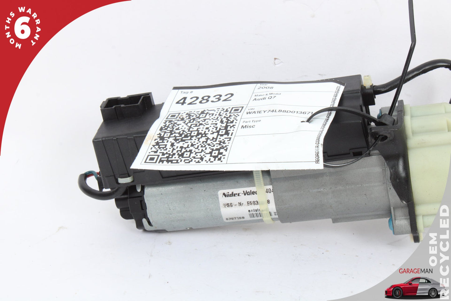 2007-2015 Audi Q7 Rear Left Trunk Tailgate Power Lift Motor 4L0827851B OEM