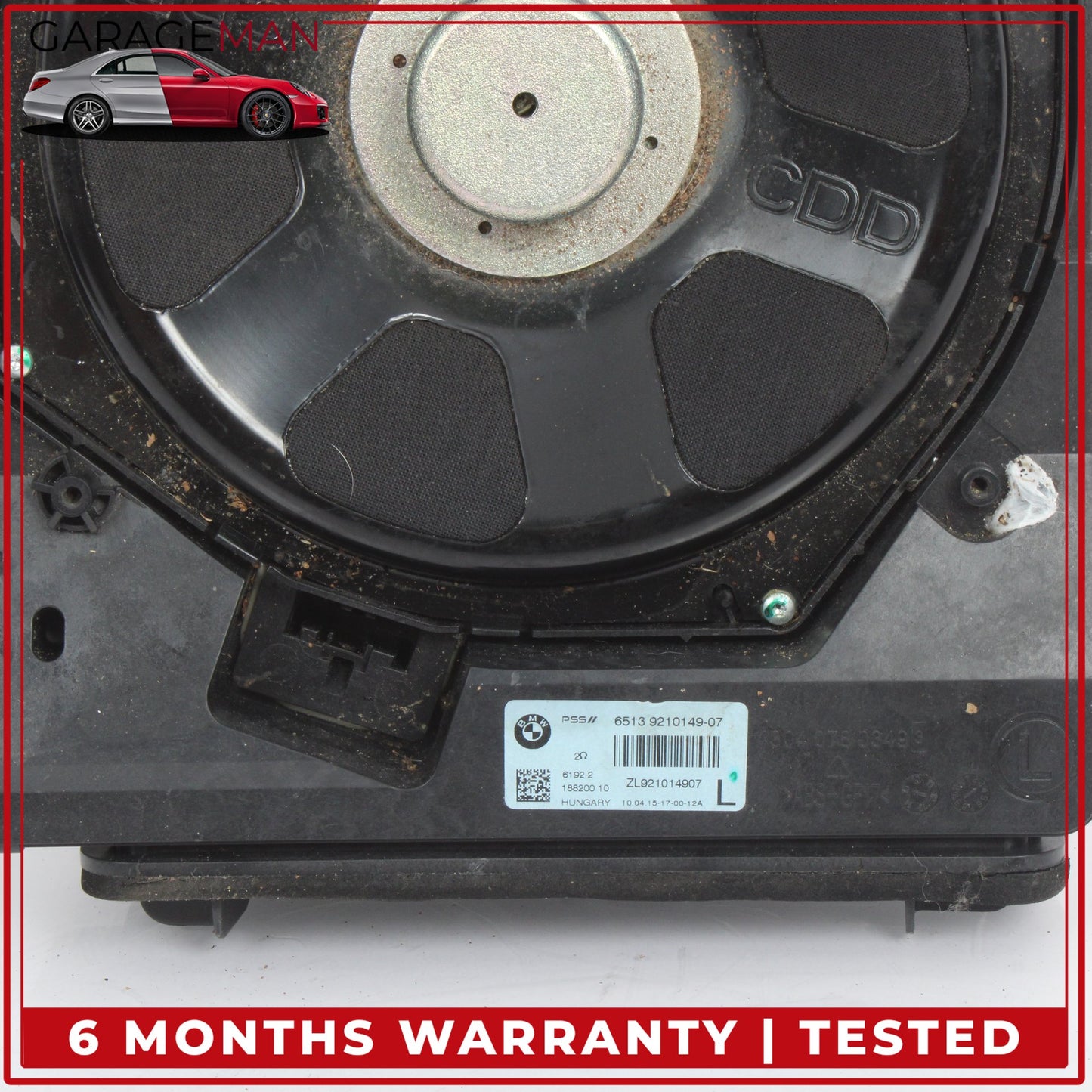 2012-2020 BMW 428i F36 Front Left and Right Side Subwoofer Speaker Set of 2 OEM