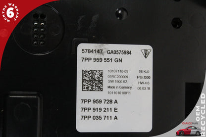 2015-2024 Porsche Macan 95B Overhead Dome Light Lamp 7PP959551GN OEM