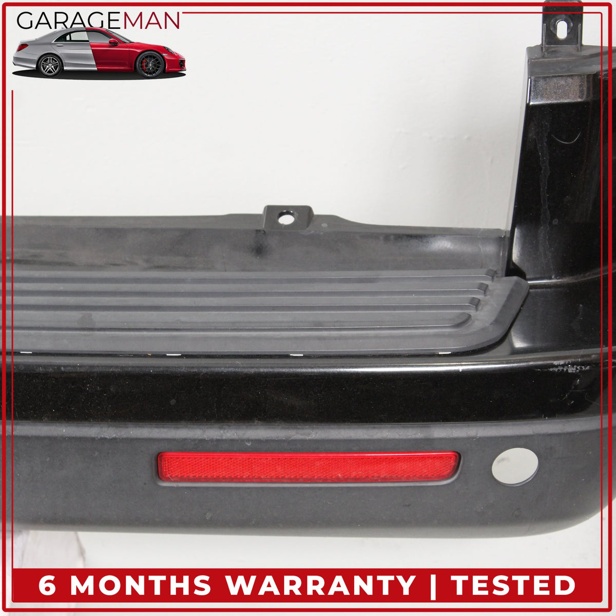 2010-2016 Land Rover LR4 L319 SUV Rear Bumper Cover Santorini Black Metallic OEM