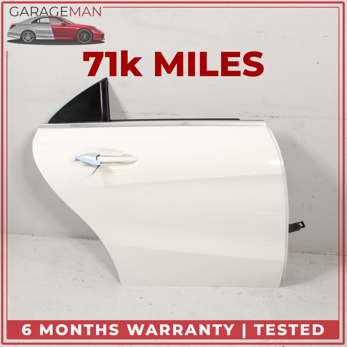 2014-2019 Mercedes-Benz CLA250 C117 Rear Right Door Shell Panel 1177300205 OEM