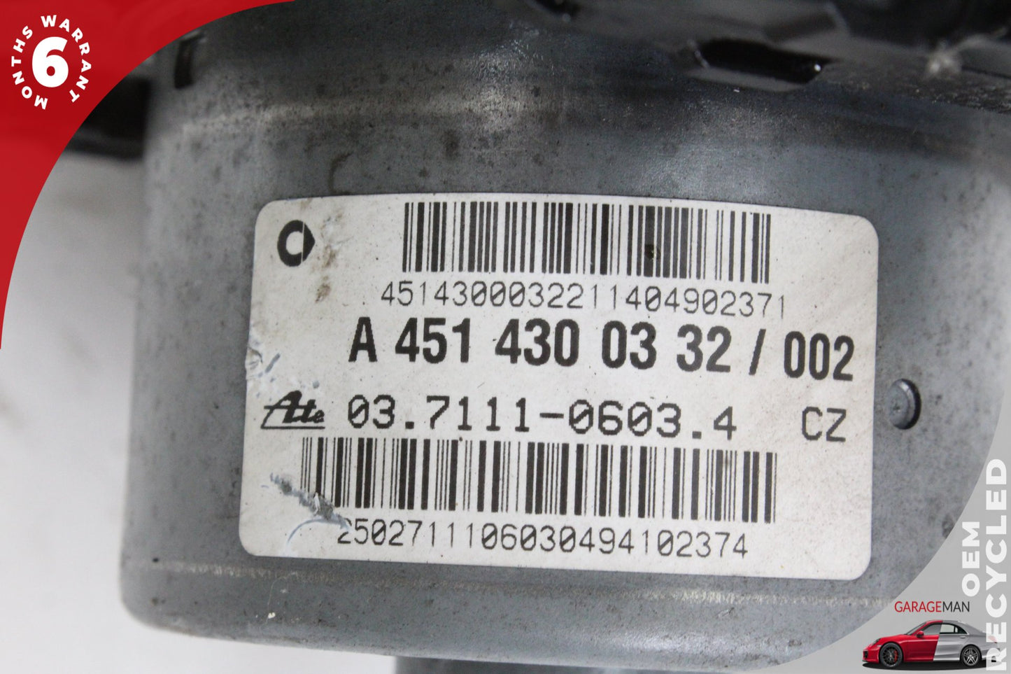 2013-2015 Smart Fortwo 451 EV Brake Vacuum Pump 4514300332 OEM
