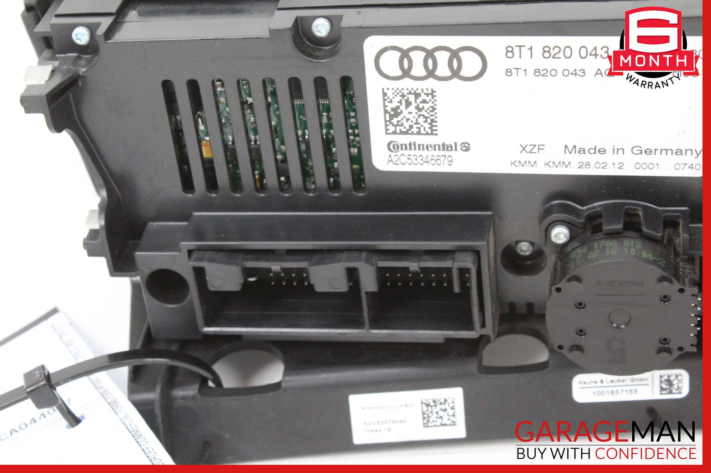 2009-2012 Audi A5 Front AC A/C Air Conditioning Heater Climate Control Panel OEM