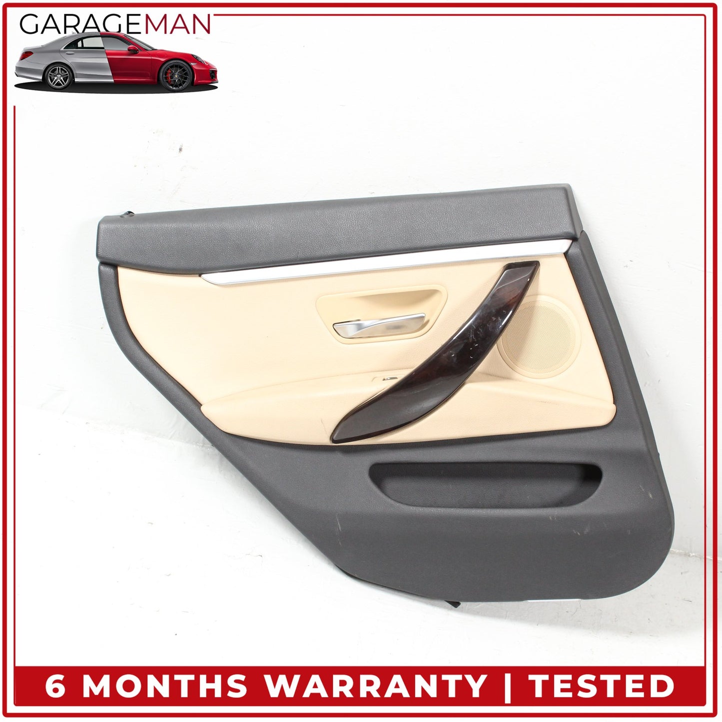 2015-2020 BMW 430i xDrive Gran Coupe Rear Left Side Interior Door Trim Panel OEM