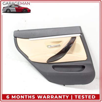 2015-2020 BMW 430i xDrive Gran Coupe Rear Left Side Interior Door Trim Panel OEM