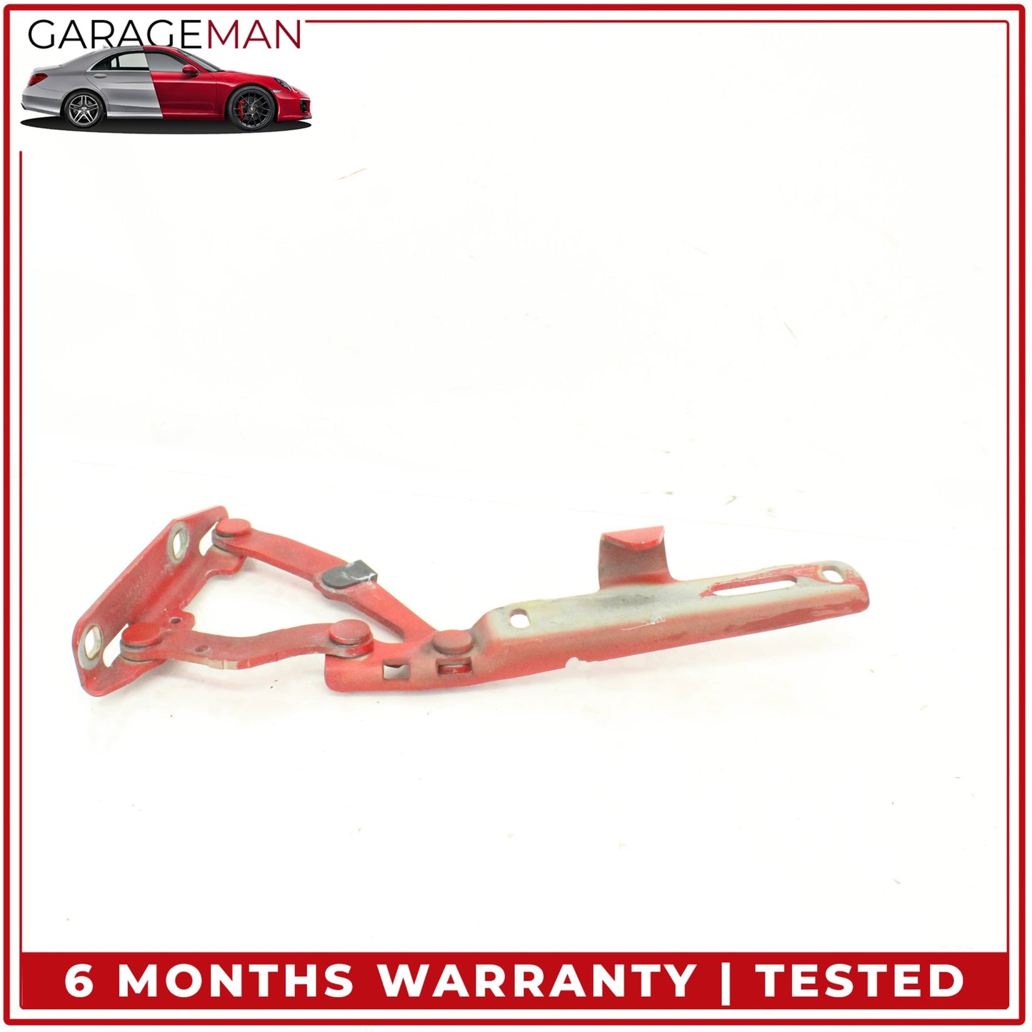 1999-2005 Porsche 911 996 Rear Left and Right Side Trunk Lid Hinge Set Red OEM
