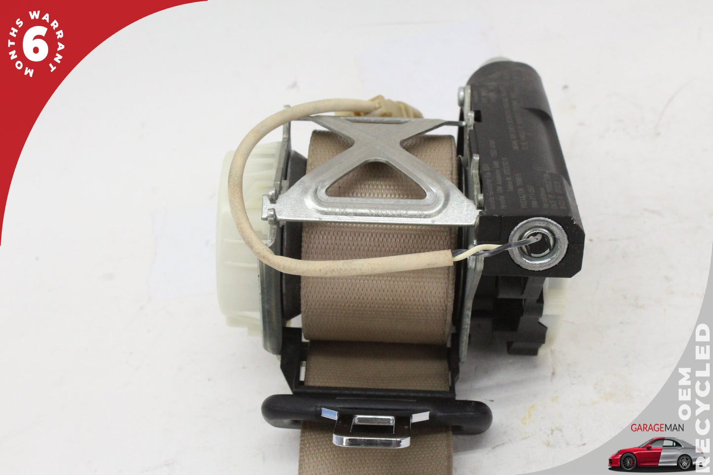 10-16 Porsche Panamera Sedan Left Rear Seat Belt 97080303501 Genuine