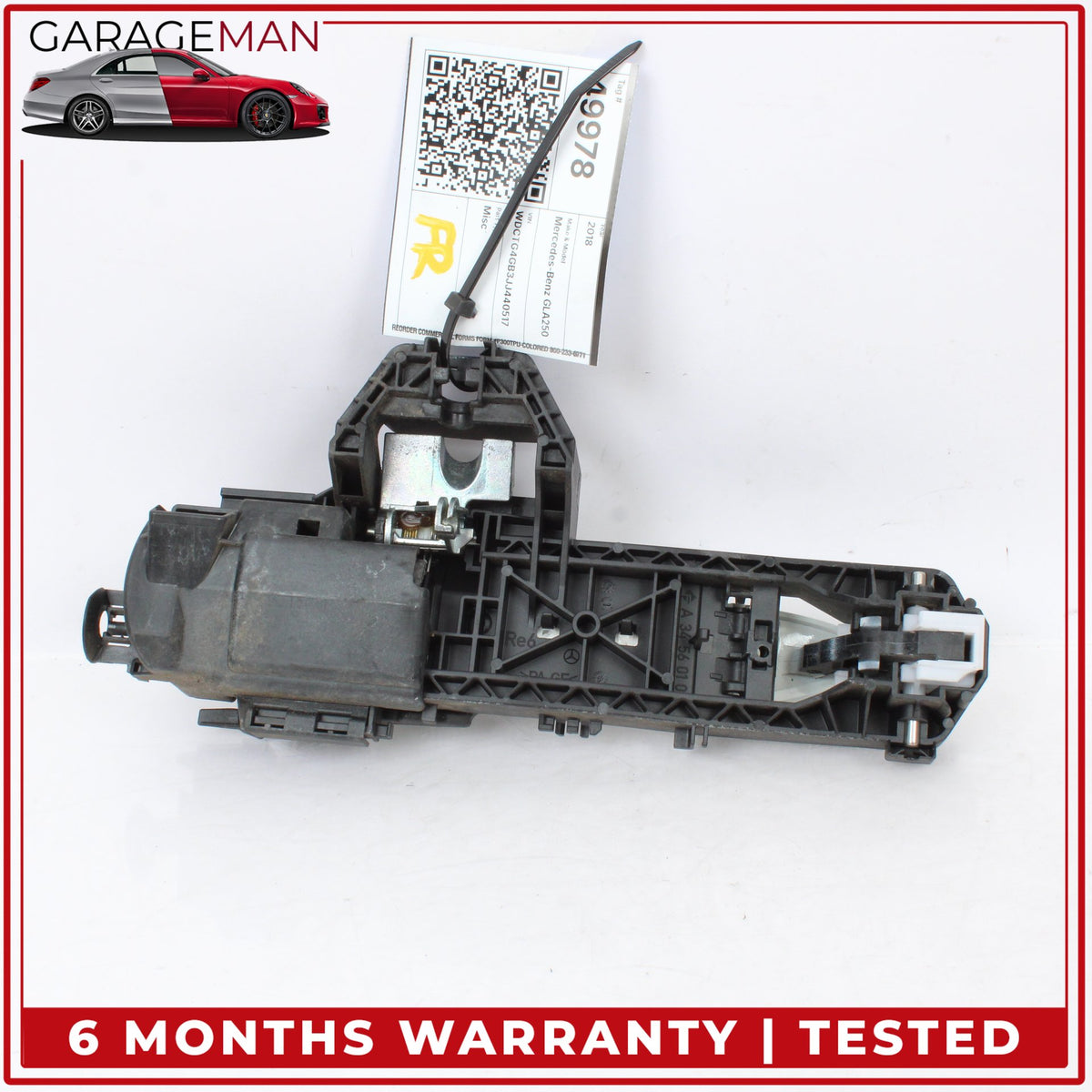 2015-2020 Mercedes X156 GLA250 Front Right Side Exterior Door Handle White OEM