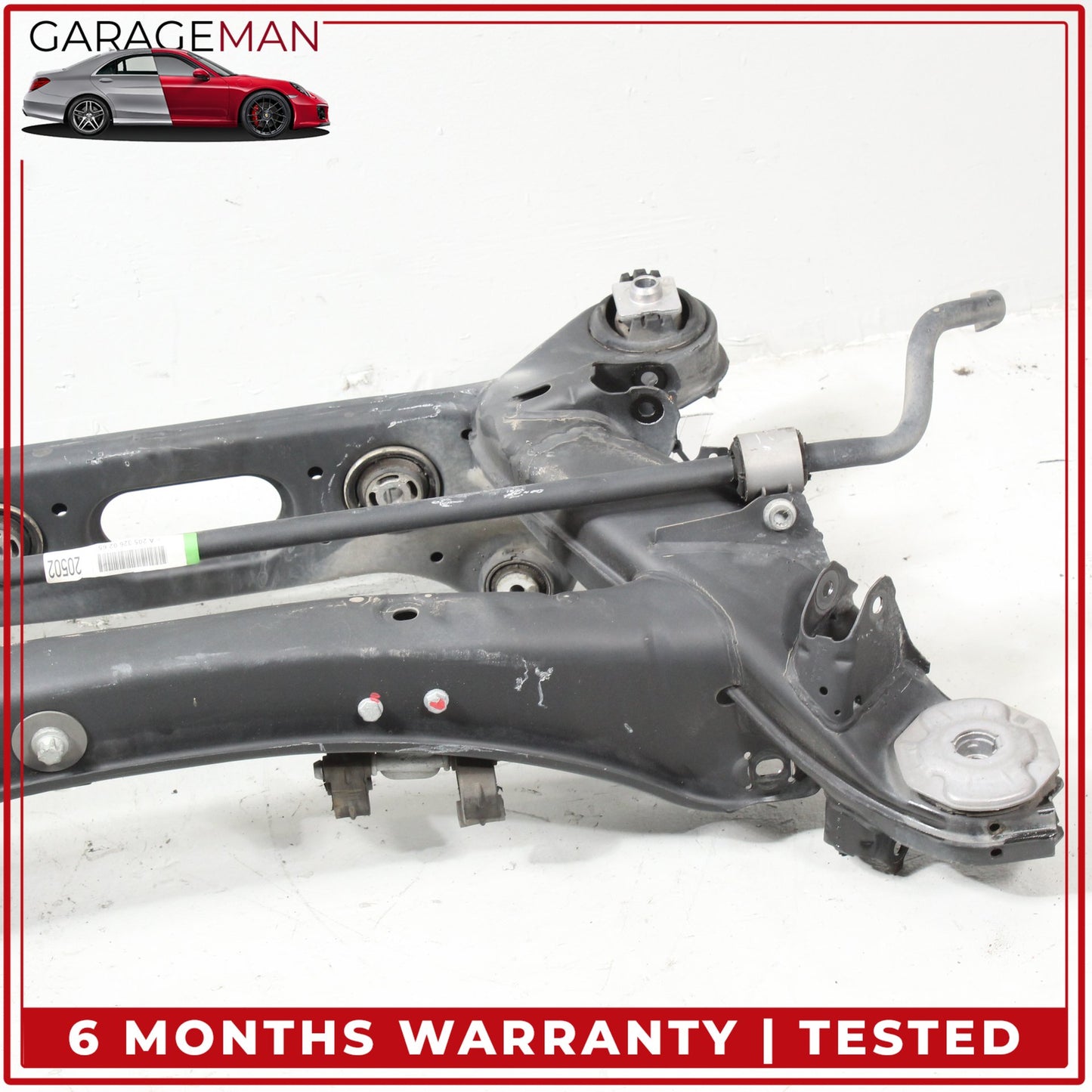 2015-2021 Mercedes W205 C300 Rear Sub Frame Subframe Crossmember w/ Sway Bar OEM