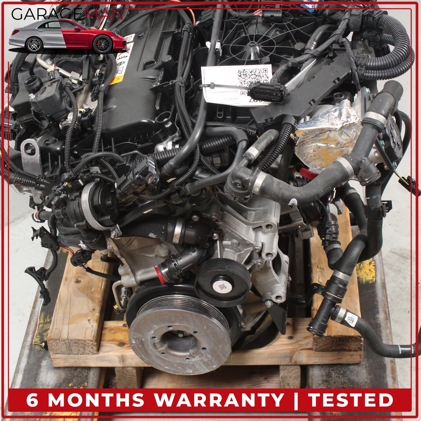 2020-2024 BMW M340i M440i X3 X4 RWD 3.0L Engine Motor Assembly B58B30O1 OEM 75K