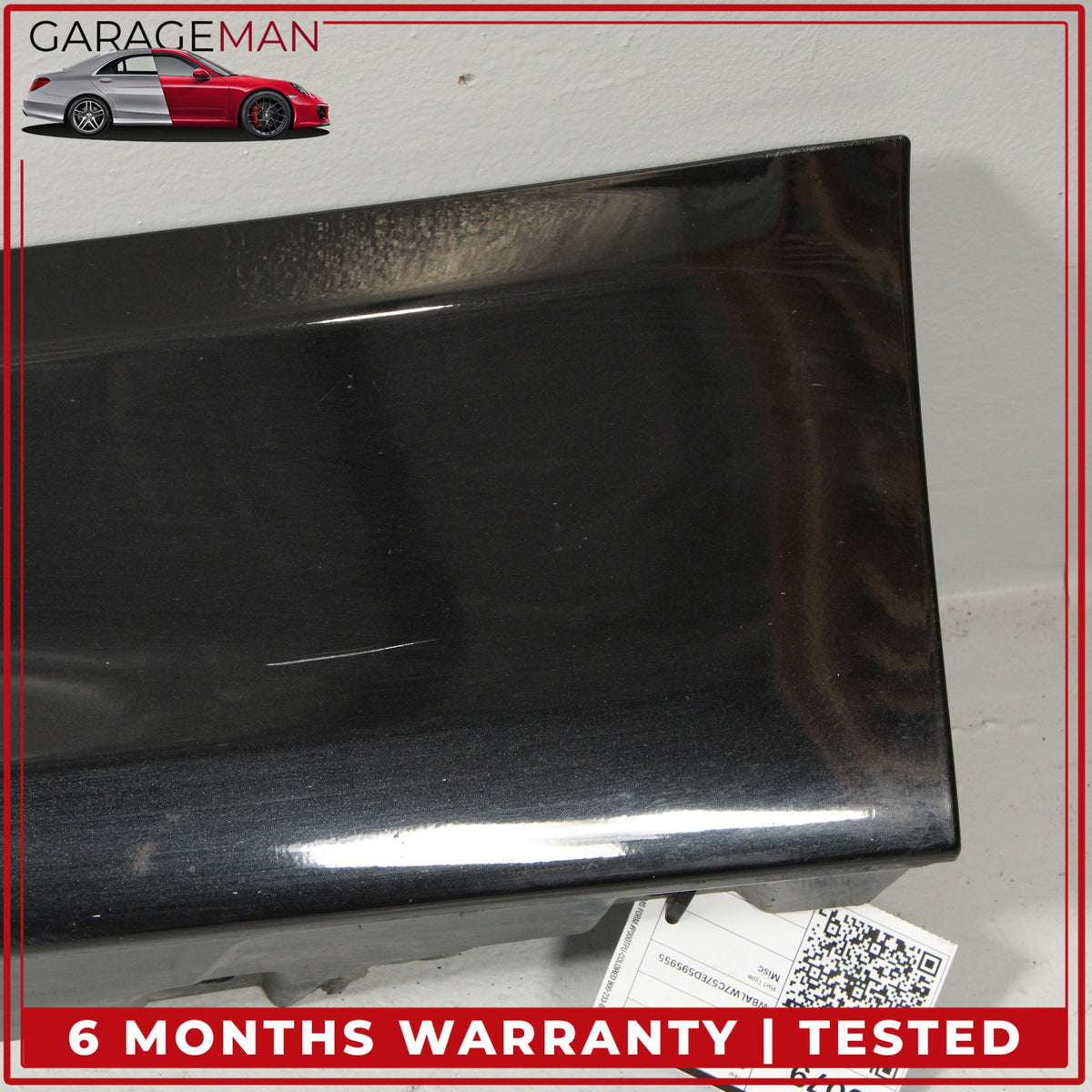 2012-2018 BMW 640i F12 Left Side Rocker Skirt Molding Trim Panel Black OEM