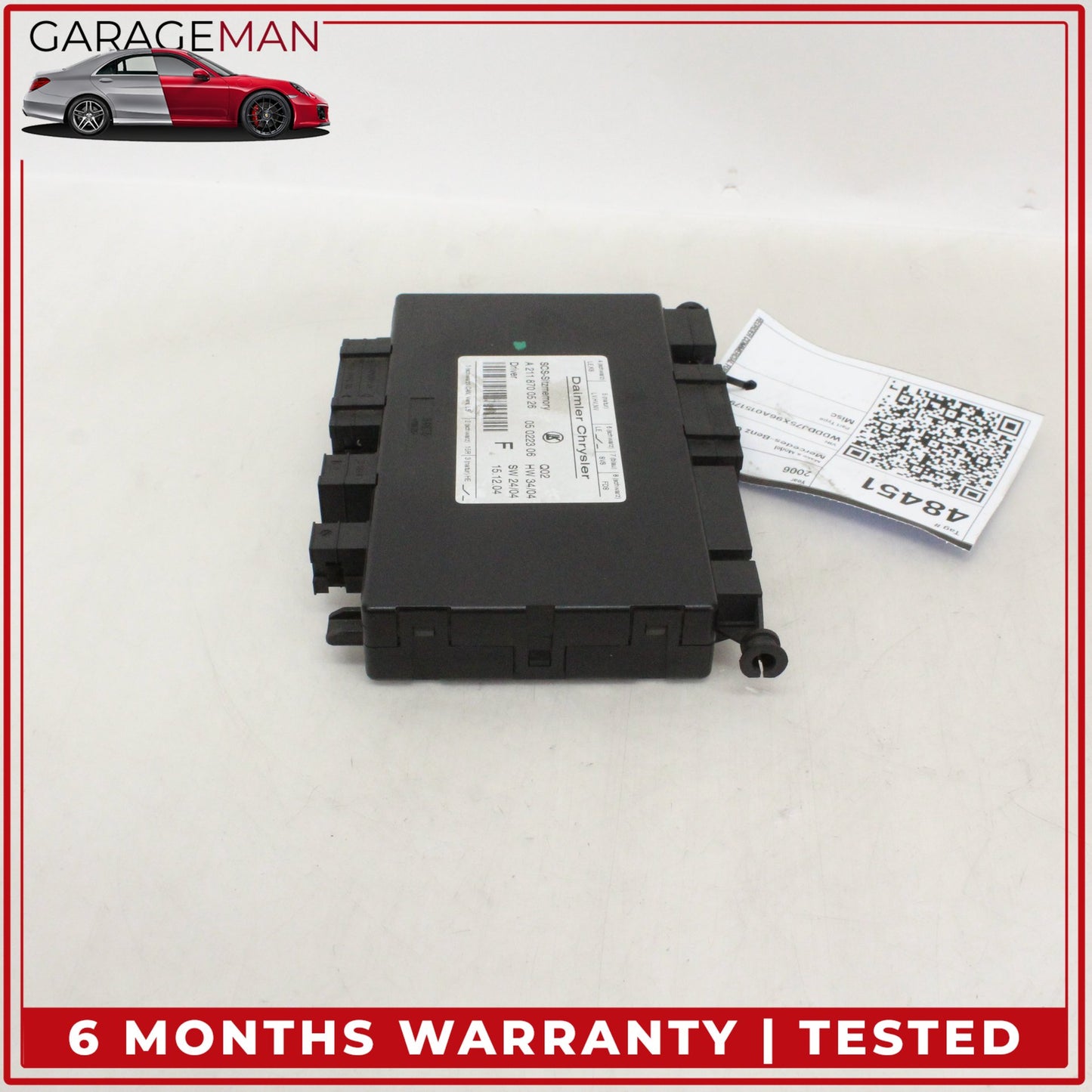 2003-2012 Mercedes W219 CLS500 Front Left Seat Control Module 2118700526 OEM