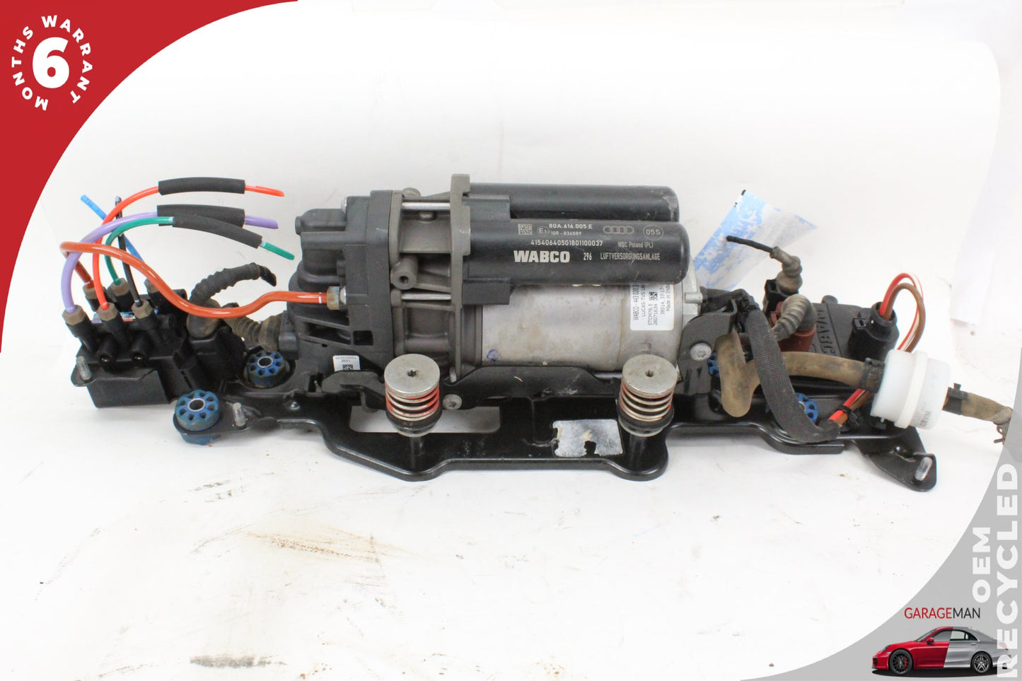 2018-2025 Audi SQ5 Q5 Air Suspension Compressor Pump w/ Bracket 80A616005E OEM