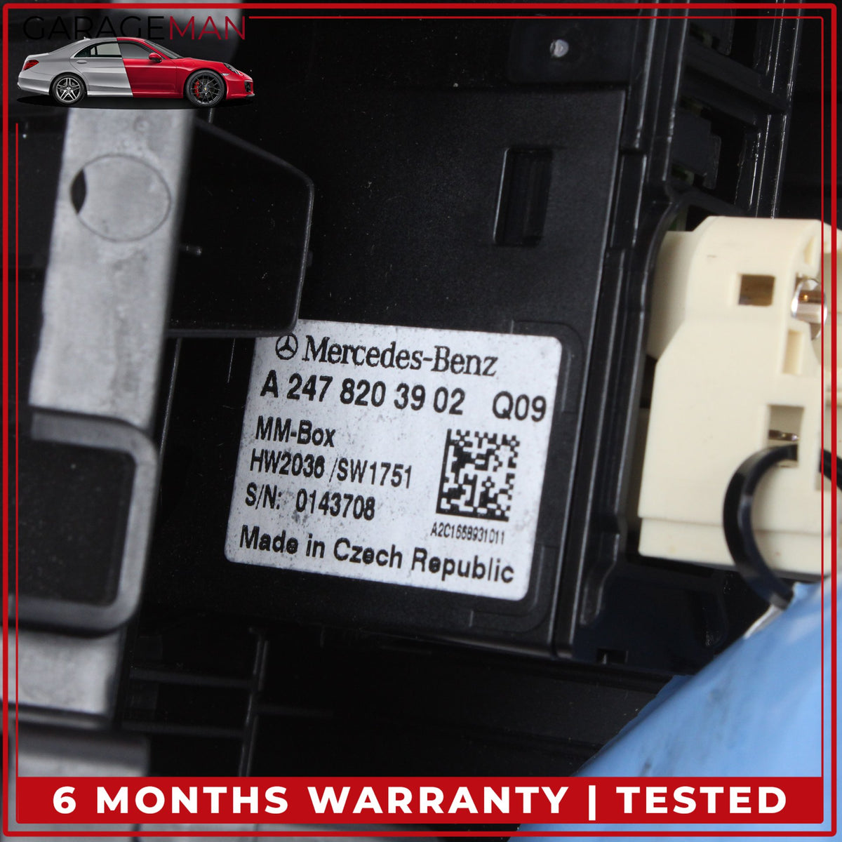 2019-2025 Mercedes W177 A220 Center Console USB Charger Port 2478203902 OEM