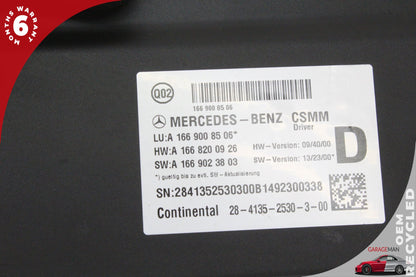 12-182015 Mercedes-Benz GL550 X166 SUV Front Left Seat Control Module 1669008506 OEM