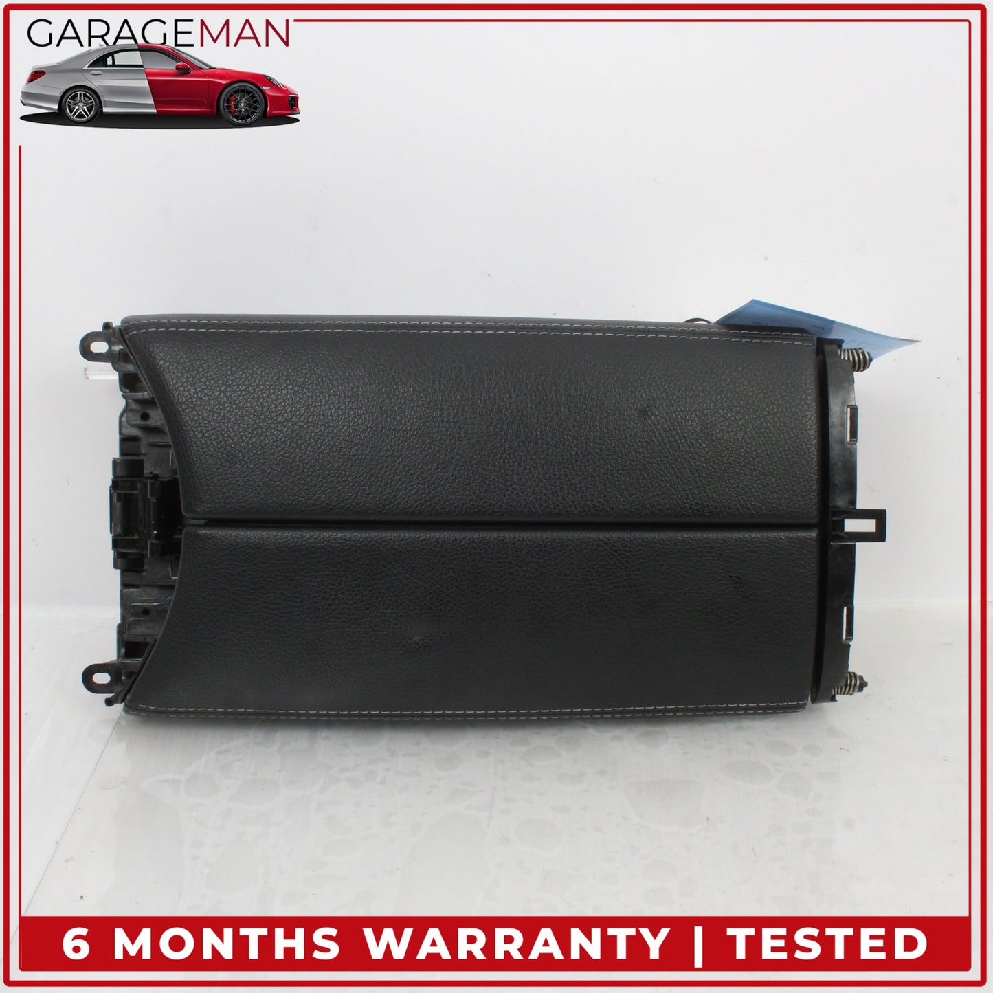 2015-2020 Mercedes W205 C300 Front Center Console Arm Rest Armrest Black OEM