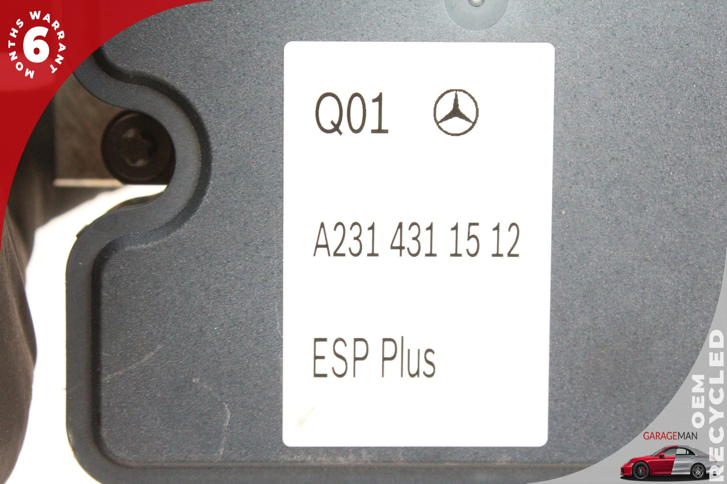 13-15 Mercedes-Benz SL500 R231 Convertible ABS Anti Lock Brake Pump Module 2314311512