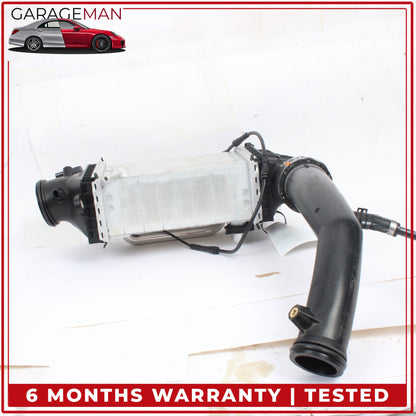 2015-2020 Mercedes W205 C300 Intercooler Radiator w/ Air Intake Pipe Hose OEM