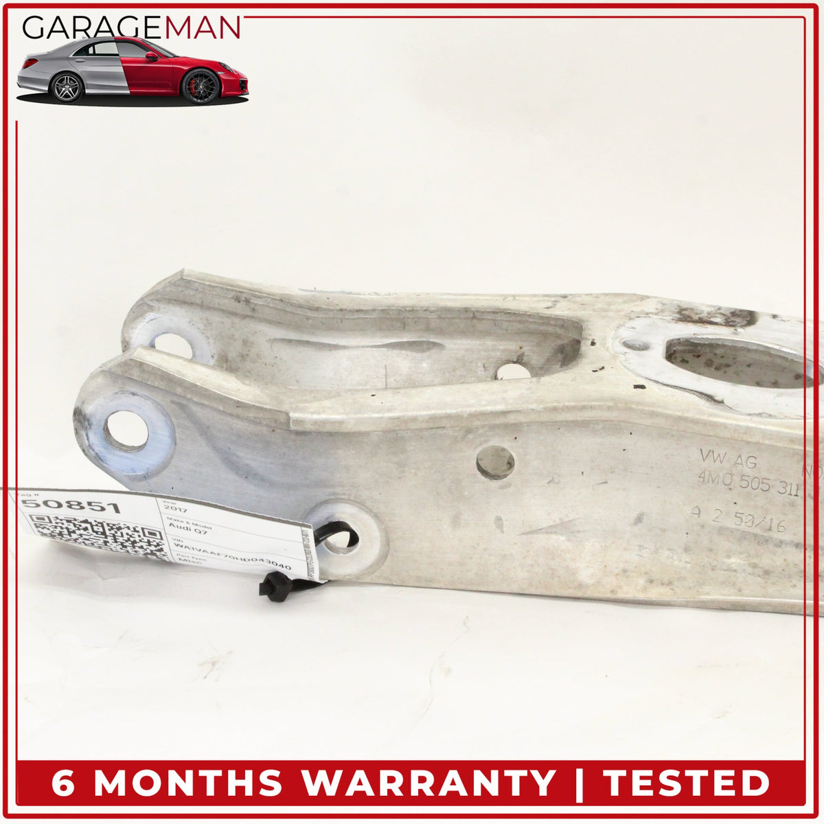 2017-2024 Audi Q7 Rear Left or Right Side Lower Control Arm 4M0505311J OEM