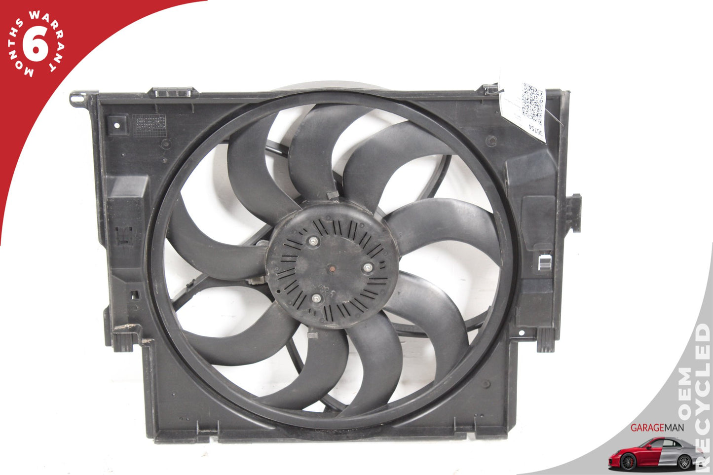 2012-2018 BMW 320i 228i Radiator Cooling Fan w/ Shroud 8641946 OEM