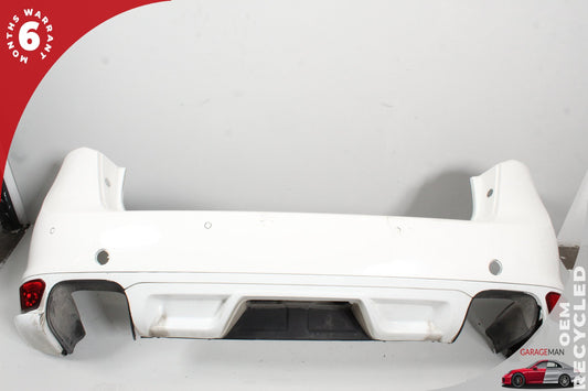 11-14 Porsche Cayenne 92A SUV Rear Bumper Cover White 95850541110