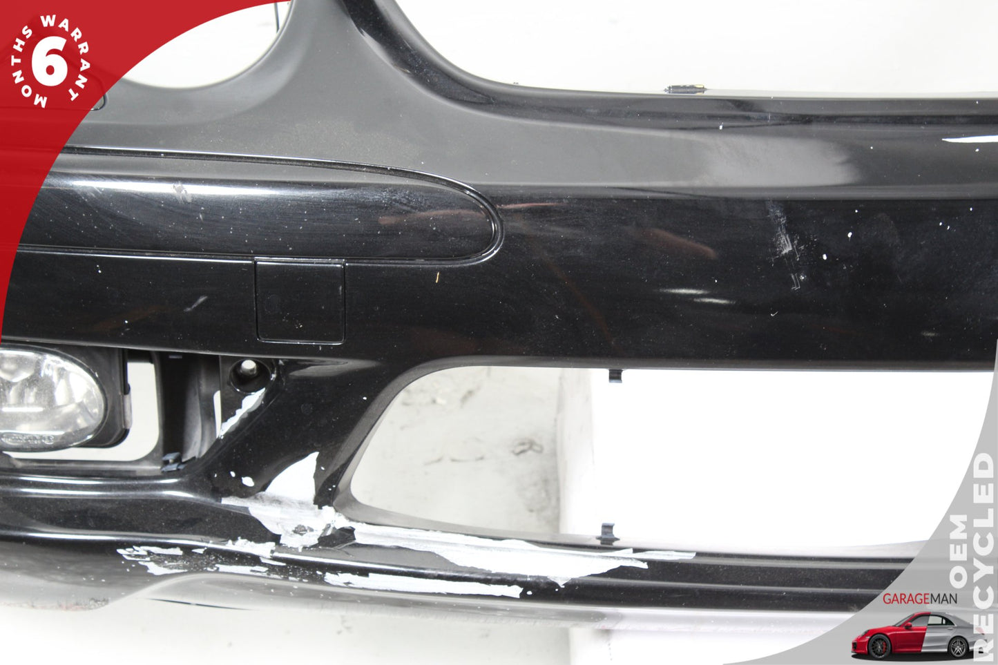 2003-2006 Mercedes-Benz SL500 R230 Convertible Front Bumper Cover 2308850465 Black OEM