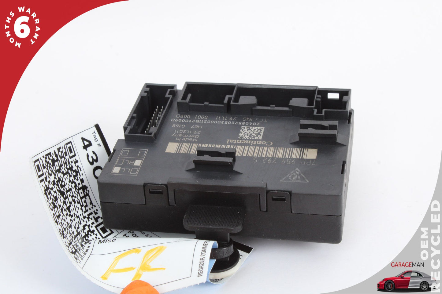 2011-2018 Porsche Cayenne S 958 Front Right Door Control Module 7PP959792S OEM