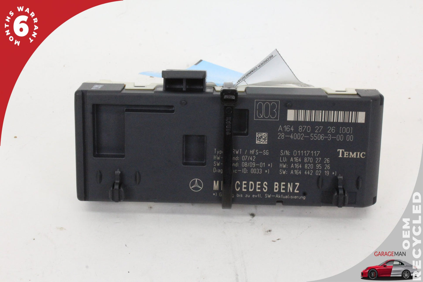 2009-2013 Mercedes-Benz R350 W251 Trunk Lid Liftgate Control Module OEM
