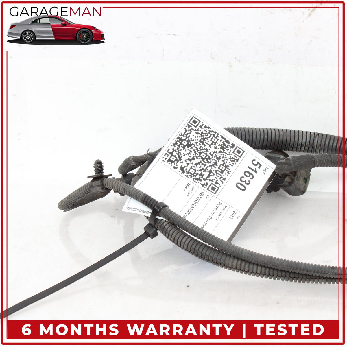 2010-2013 Porsche Panamera 970 Front Bumper Parking Sensors w/ Wire Harness OEM