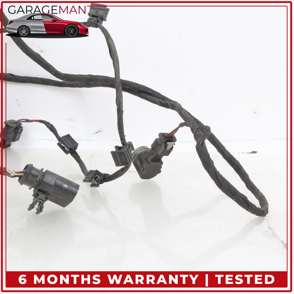 2015-2018 Audi A8 S8 Rear Bumper Parking Sensor w/ Wire Harness 4H0971104T OEM