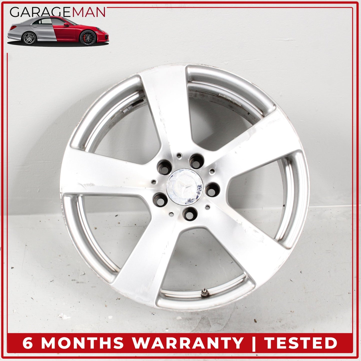 2010-2013 Mercedes W212 E350 E400 Front Wheel Rim 8.5JX18H2 ET48 2124011302 OEM