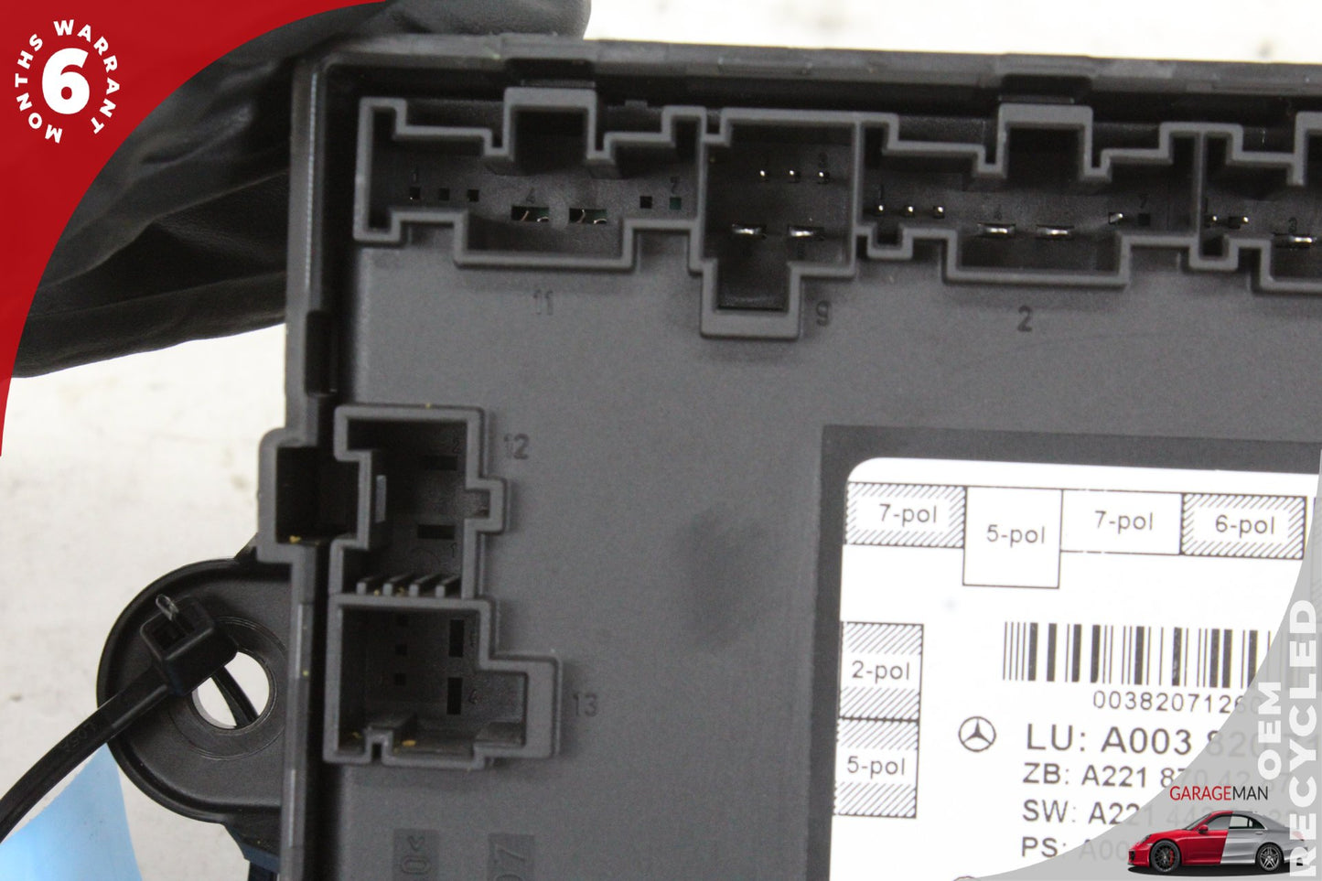 2007-2014 Mercedes W221 S550 Rear Left or Right Door Control Module 0038207126