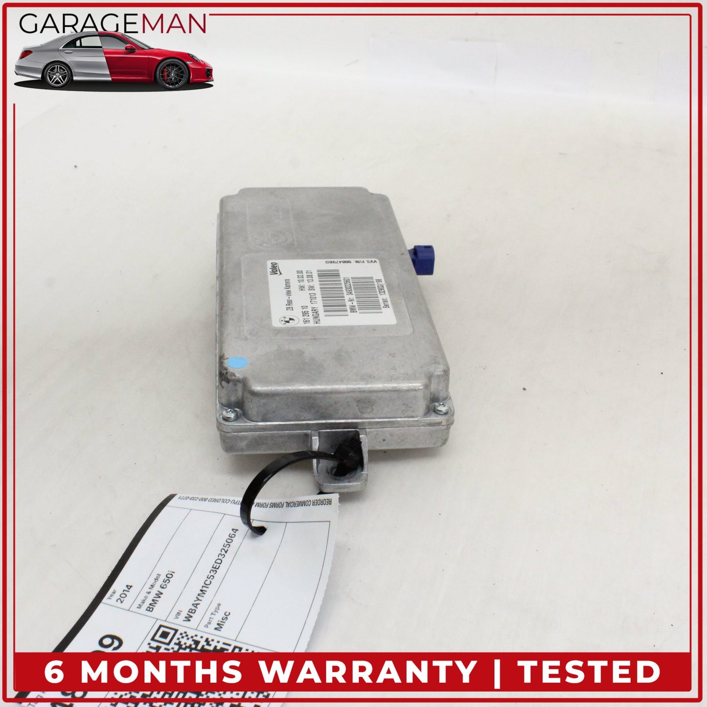 2012-2018 BMW 650i Rear View Backup Reverse Camera Control Module Unit Valeo OEM