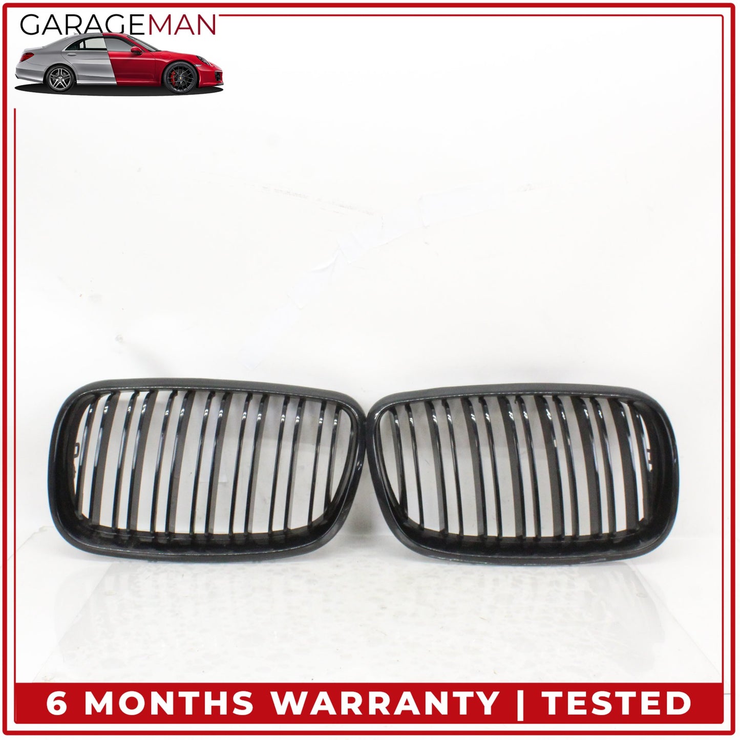 2007-2013 BMW X5 E70 Front Left and Right Side Bumper Kidney Grille Set OEM