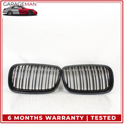 2007-2013 BMW X5 E70 Front Left and Right Side Bumper Kidney Grille Set OEM