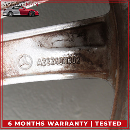 2014-2017 Mercedes W222 S550e S63 AMG Front Wheel Rim w/ Tire 8.5JX19H2 ET36 OEM