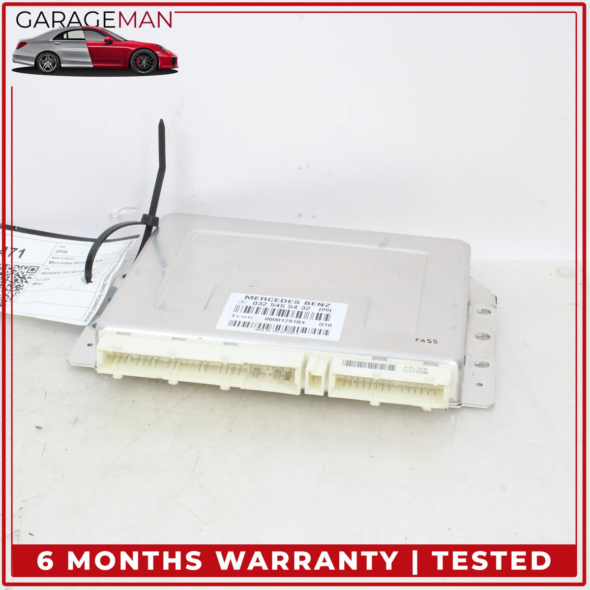 2003-2006 Mercedes R230 SL500 ABC Suspension Active Body Control Module Unit OEM