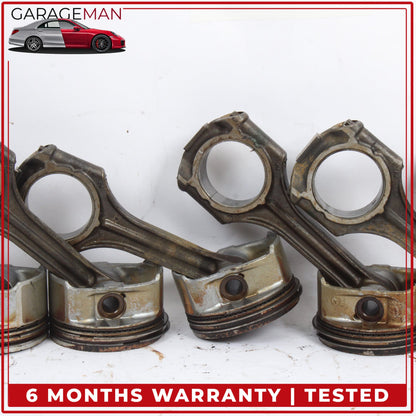 1998-2006 Mercedes W220 S430 Engine Motor Piston Connecting Rod Set of 8 OEM
