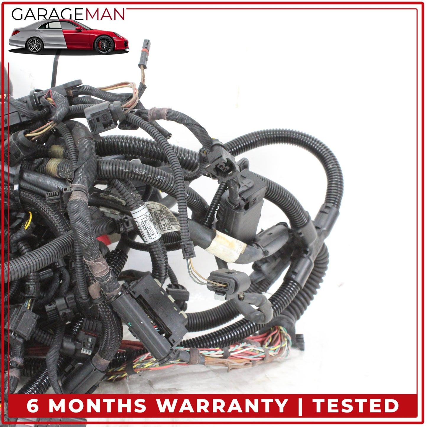 2012-2018 BMW 650i F06 N63 4.4L Engine Motor Wiring Harness Set 7633268 OEM