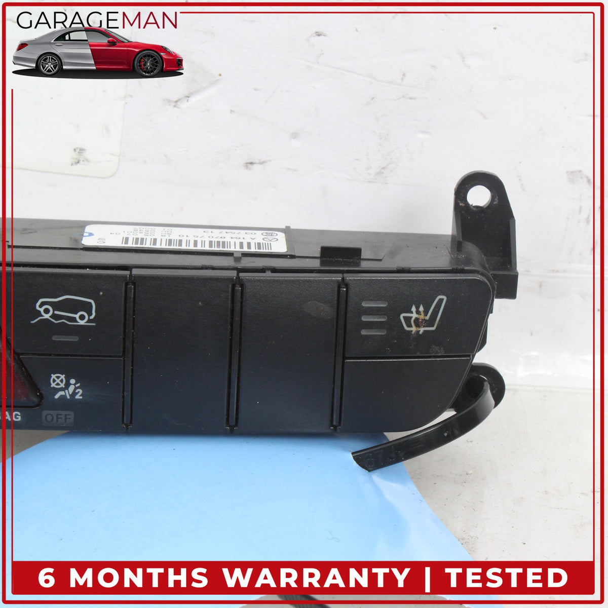2006-2012 Mercedes W164 ML350 ML500 Hazard Light ESP Control Switch Panel OEM