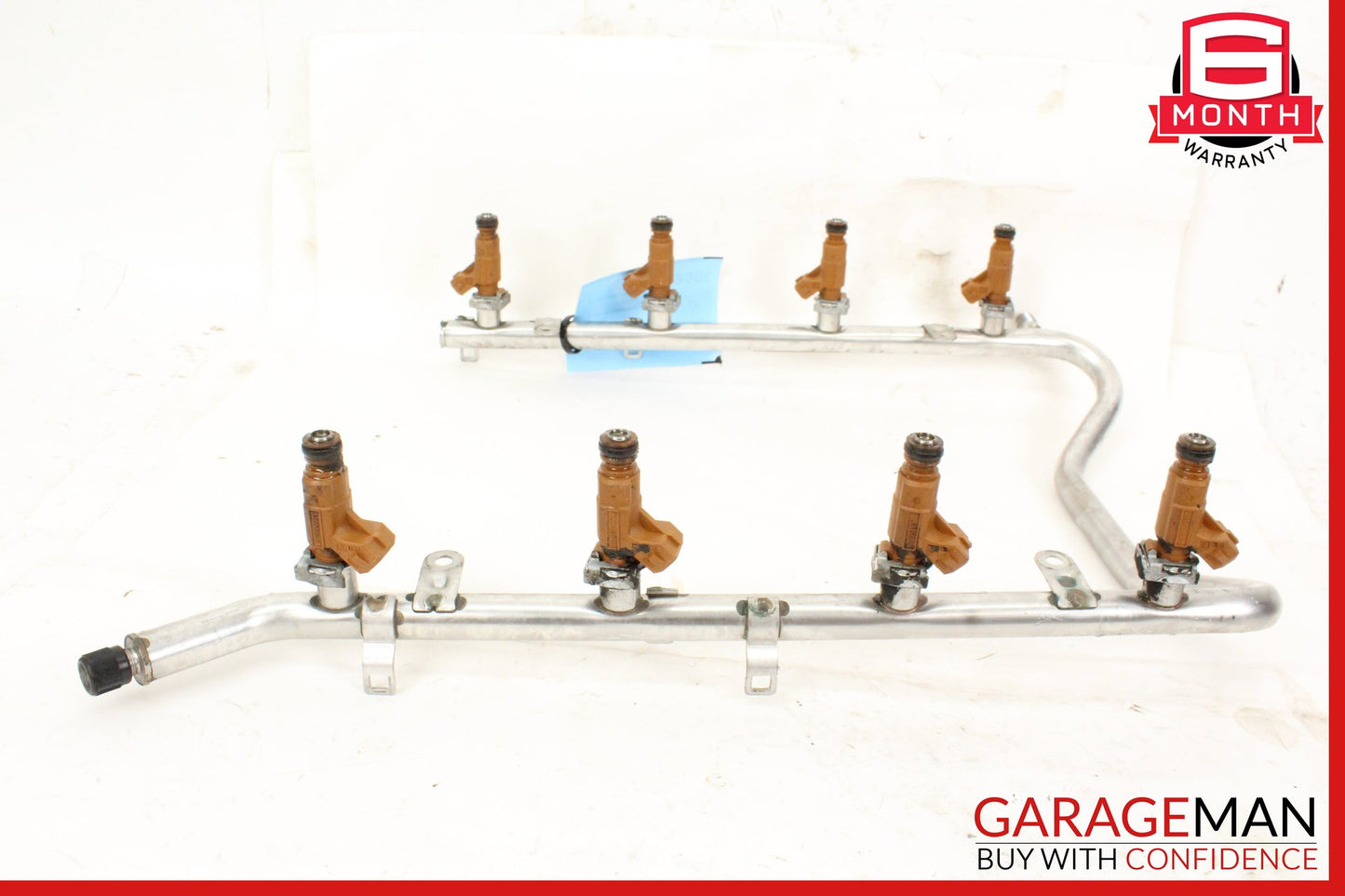 00-06 Mercedes-Benz ML500 W164 SUV Fuel Rail Line w/ Injectors 1130700595