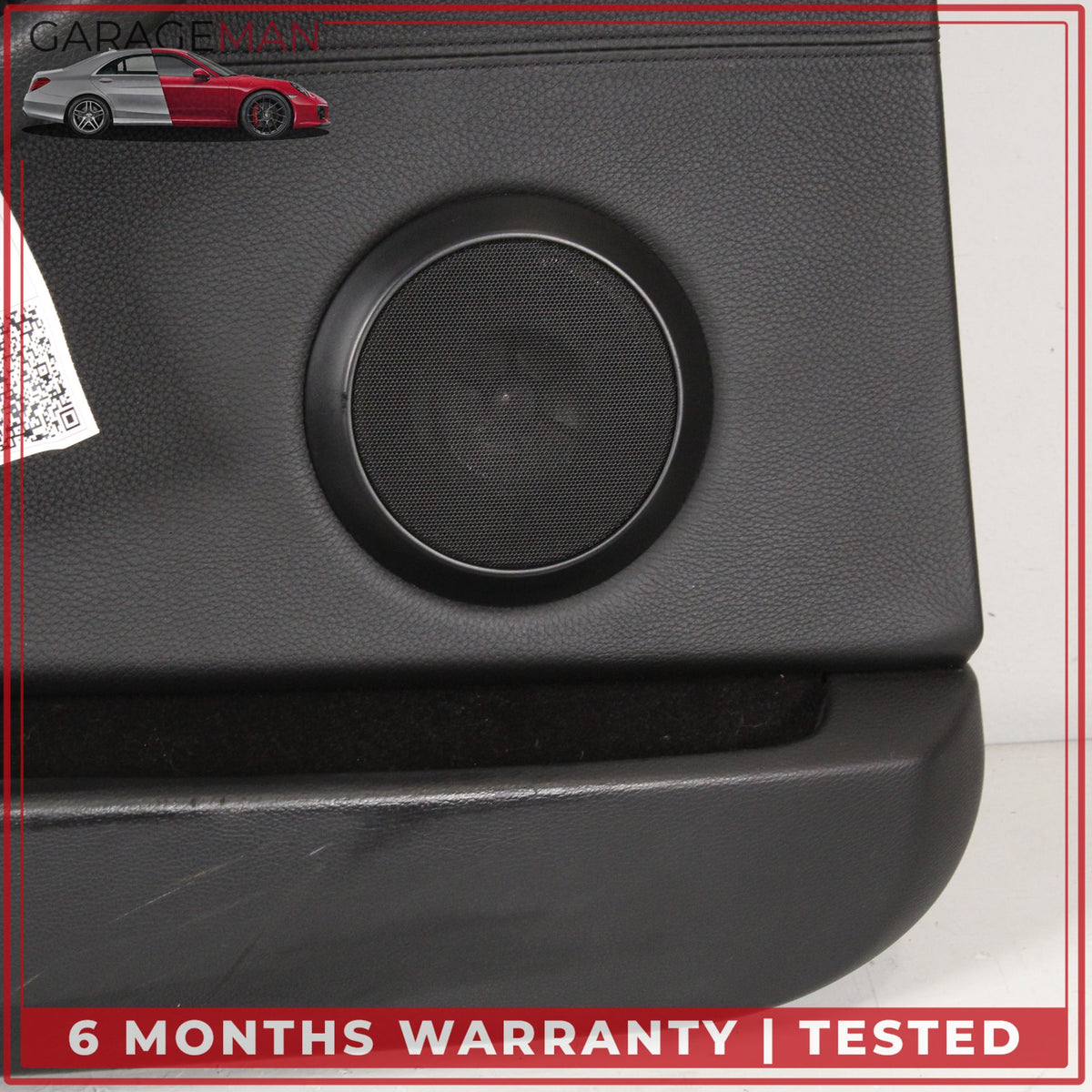 2004-2010 BMW 650i E64 Front Left Door Interior Panel Assembly Black OEM
