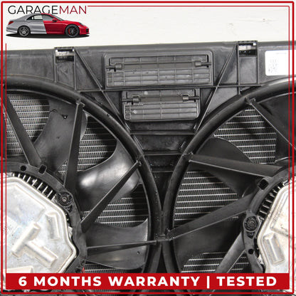 2017-2024 Audi Q7 Engine Cooling Radiator Dual Fan Motor Assembly 8W0121003D OEM