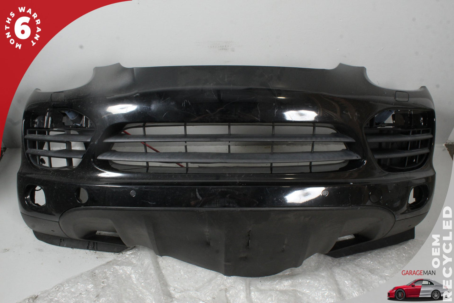 2011-2014 Porsche Cayenne 958 Front Bumper Cover Assembly Black OEM
