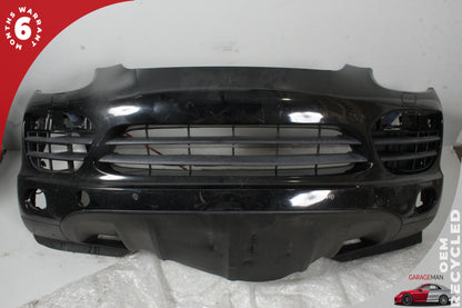 2011-2014 Porsche Cayenne 958 Front Bumper Cover Assembly Black OEM