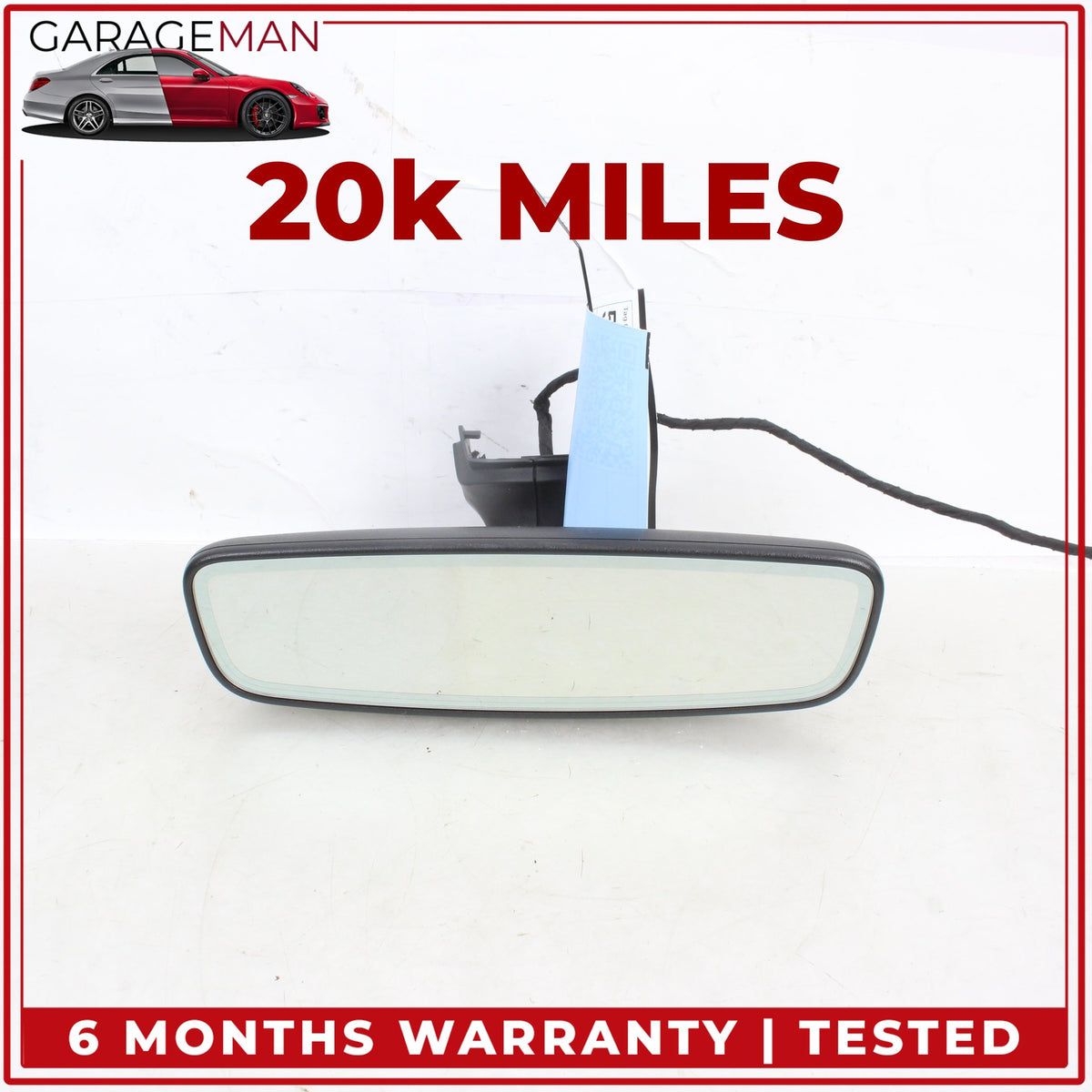 2019-2026 Porsche Macan 95B Front Upper Windshield Rear View Mirror Auto Dim OEM