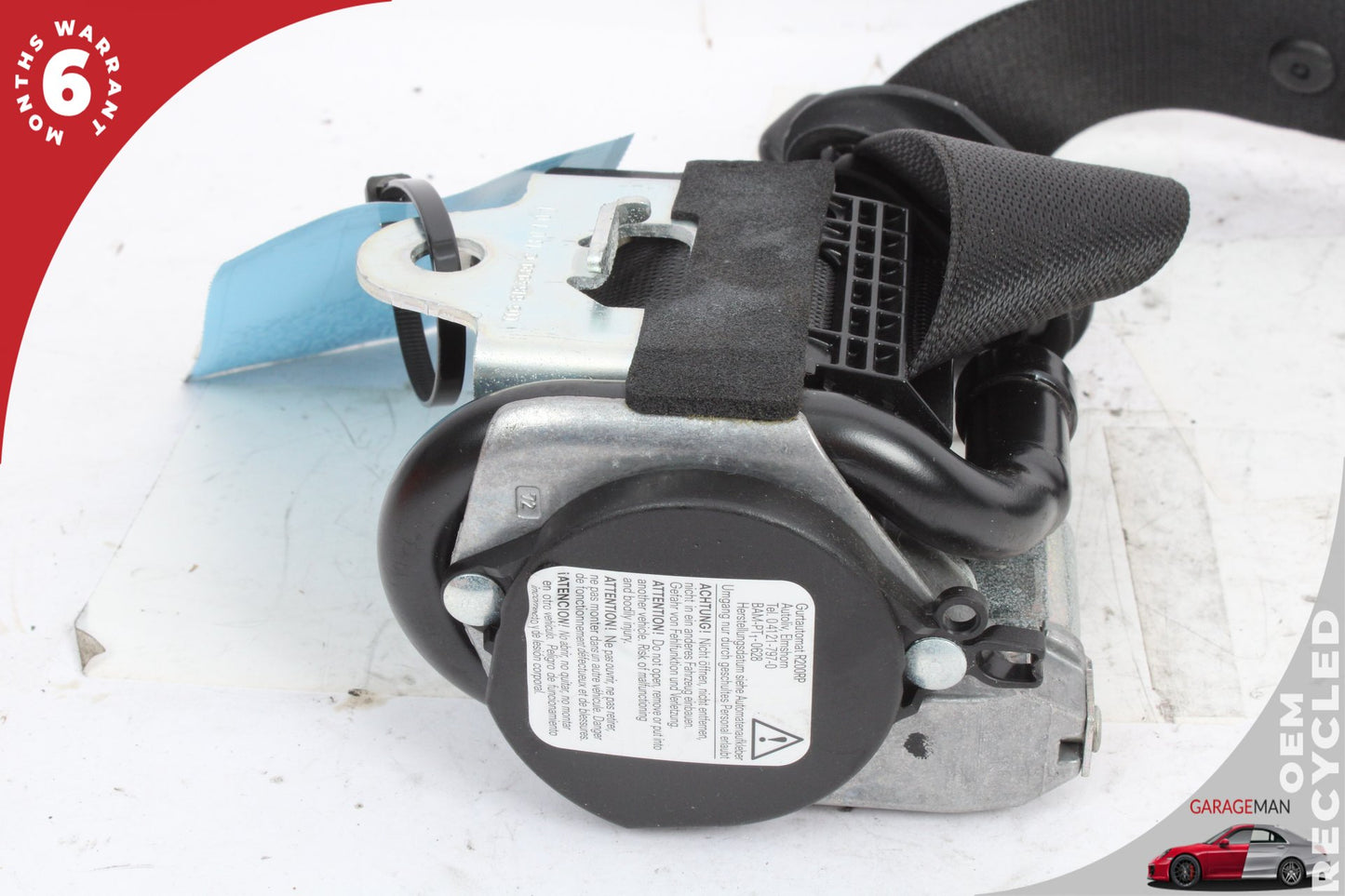2013-2019 Mercedes X166 GL450 Rear Left 3rd Row Seat Belt 1668601786 OEM