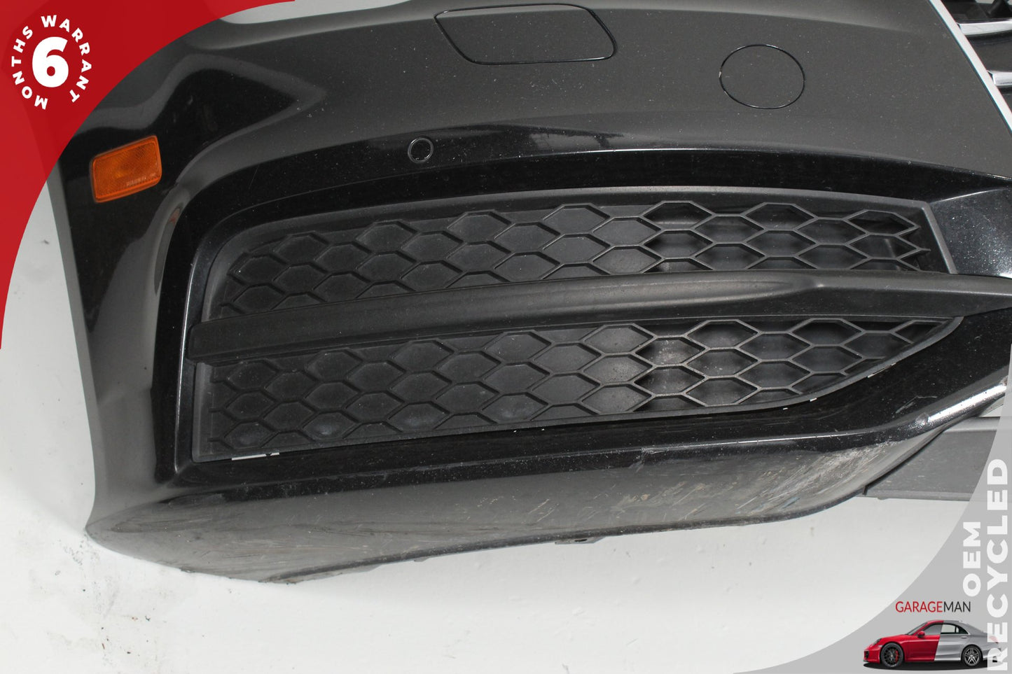 2012-2015 Audi A7 4G Sedan Front Bumper Cover 4G8807065AH Phantom Black Pearl OEM